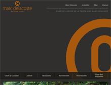 Tablet Screenshot of delacoste.fr